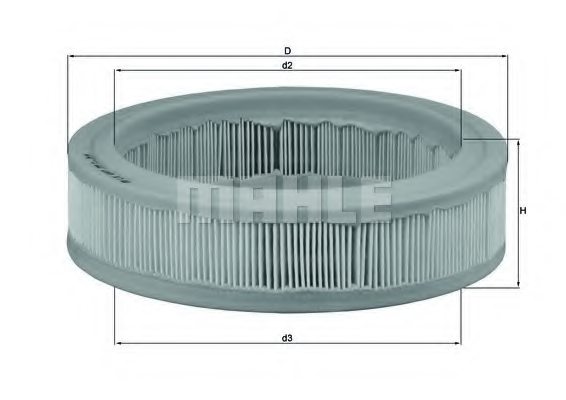 KNECHT LX 487 Air Filter
